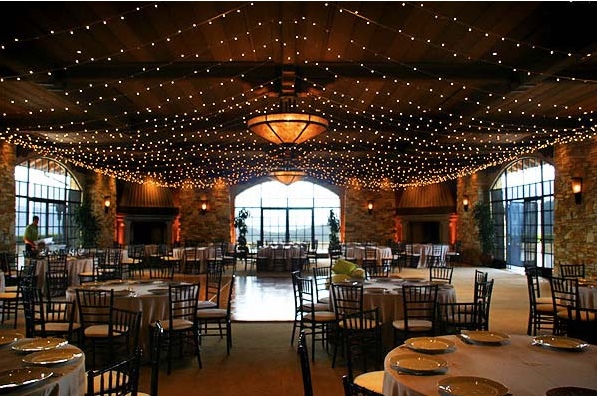 Fairy lights at romantic event