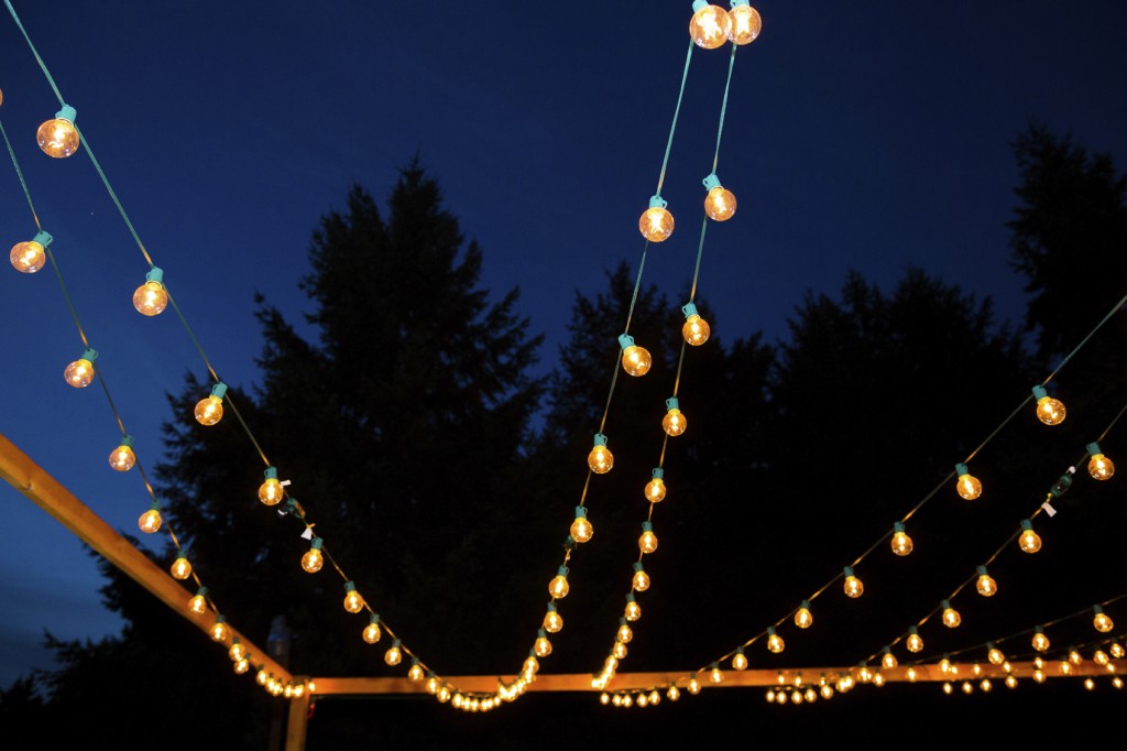 Hanging Strands of Lights