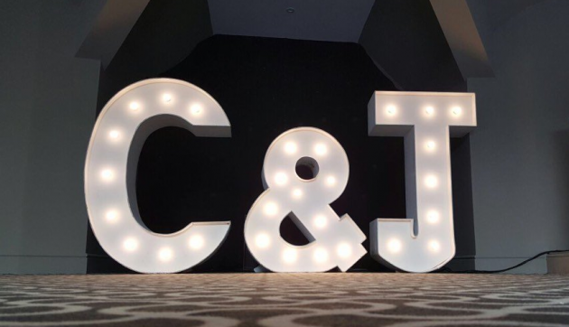 Light Up Letters - C&J